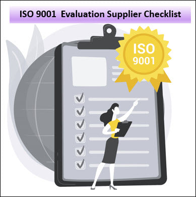 ISO 9001 Evaluation Supplier Checklist Template – ISO Templates And ...