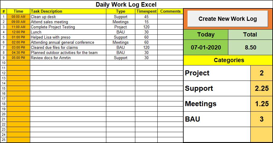 Daily Schedule Template Excel ISO Templates and Documents Download