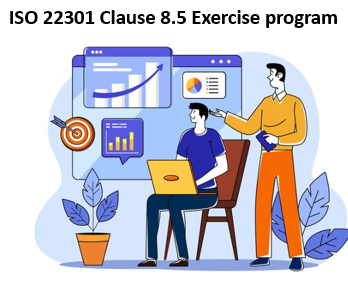ISO 22301 Clause 8.5 Exercise program