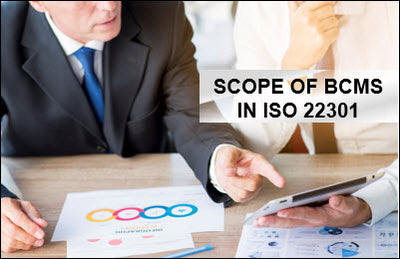 Scope of BCMS in ISO 22301