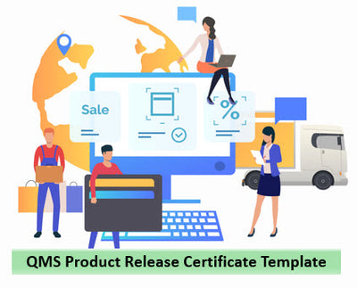 ISO 9001 QMS Product Release Certificate Template
