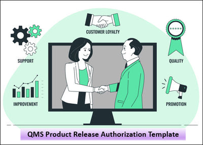 ISO 9001 QMS Product Release Authorization Template