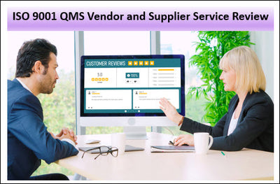 ISO 9001 QMS Vendor and Supplier Service Review Template