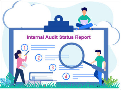 ISO 9001 Internal Audit Status Report Template