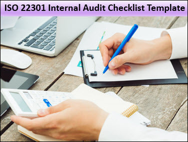 ISO 22301 Internal Audit Checklist Template