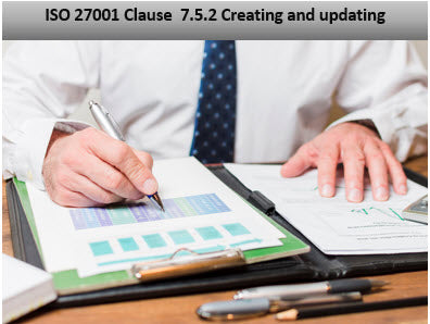 ISO 27001 Clause  7.5.2 Creating and updating