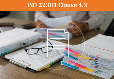 ISO 22301 Clause 4.3