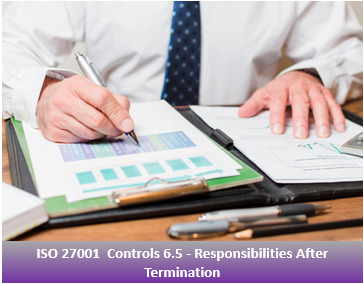 ISO 27001  Controls 6.5 - Responsibilities After Termination or Change of Employment