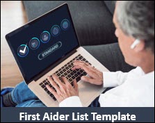 First Aider List Template