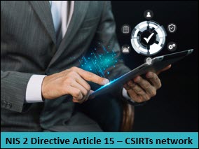 NIS 2 Directive Article 15 – CSIRTs network