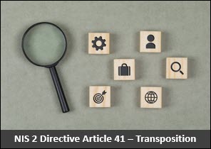 NIS 2 Directive Article 41 – Transposition