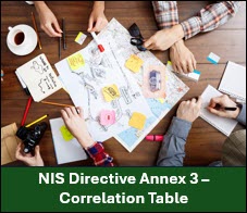 NIS Directive Annex 3 – Correlation Table