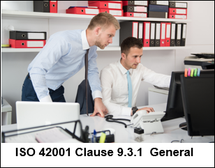 ISO 42001 Clause 9.3.1 General