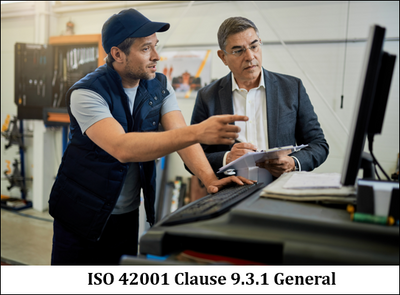 ISO 42001  Clause 9.3.1 General