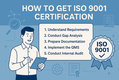 How To Get ISO 9001 Certification: Step-By-Step Guide For Businesses