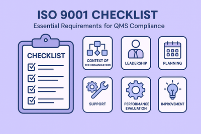 ISO 9001 Checklist: Essential Requirements For QMS Compliance