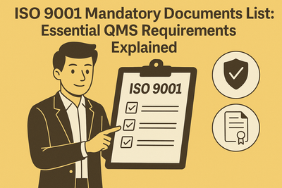 ISO 9001 Mandatory Documents List: Essential QMS Requirements Explained