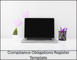 Compliance Obligations Register Template