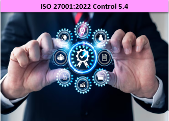 ISO 27001:2022 - Control 5.4 - Management Responsibilities