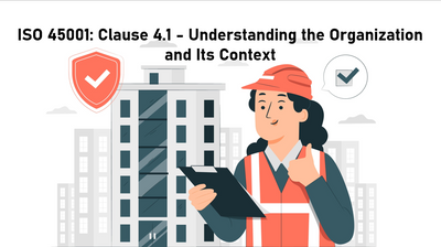 ISO 45001: Clause 4.1 - Understanding the Organization and Its Context