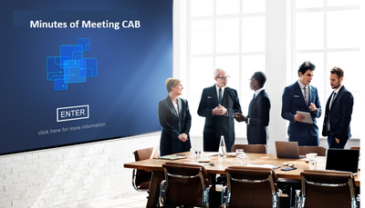 ISO 20000 Minutes of Meeting for the Change Advisory Board Template