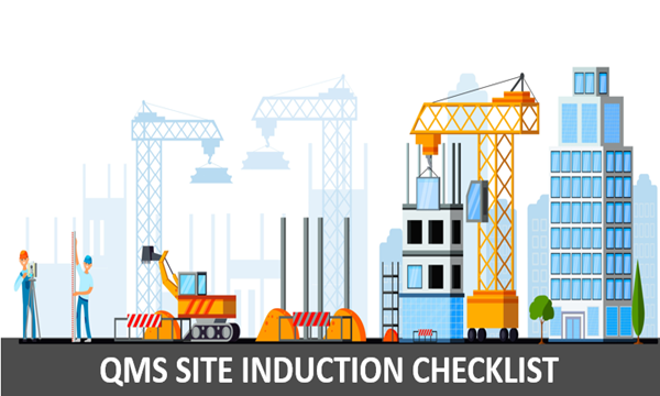 ISO 9001, QMS Site Induction, QMS Site Induction Checklist Template, QMS Site Induction Checklist Word Template