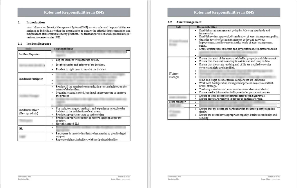 ISO 27001 Roles And Responsibilities In ISMS Template Download – ISO ...