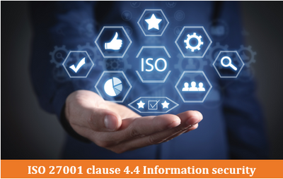 ISO 27001 clause 4.4 Information security management system