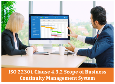 ISO 22301 Clause 4.3.2 Scope of Business Continuity Management System