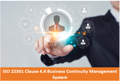 ISO 22301 Clause 4.4 Business Continuity Management System