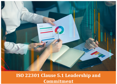 ISO 22301 Clause 5.1 Leadership and Commitment