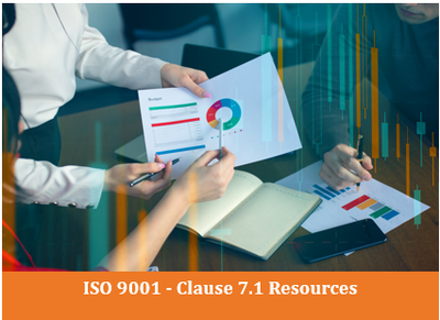 ISO 9001 - Clause 7.1 Resources