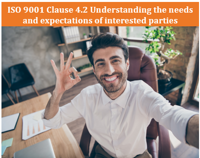 ISO 9001 Clause 4.2 Understanding the needs and expectations of interested parties