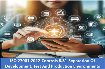 ISO 27001:2022-Controls 8.31-Separation Of Development, Test And Production Environments