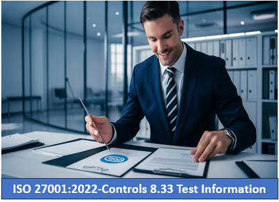 ISO 27001:2022-Controls 8.33 Test Information