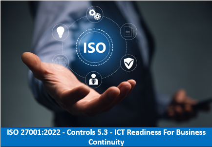 ISO 27001:2022 - Controls 5.3 - ICT Readiness For Business Continuity ...