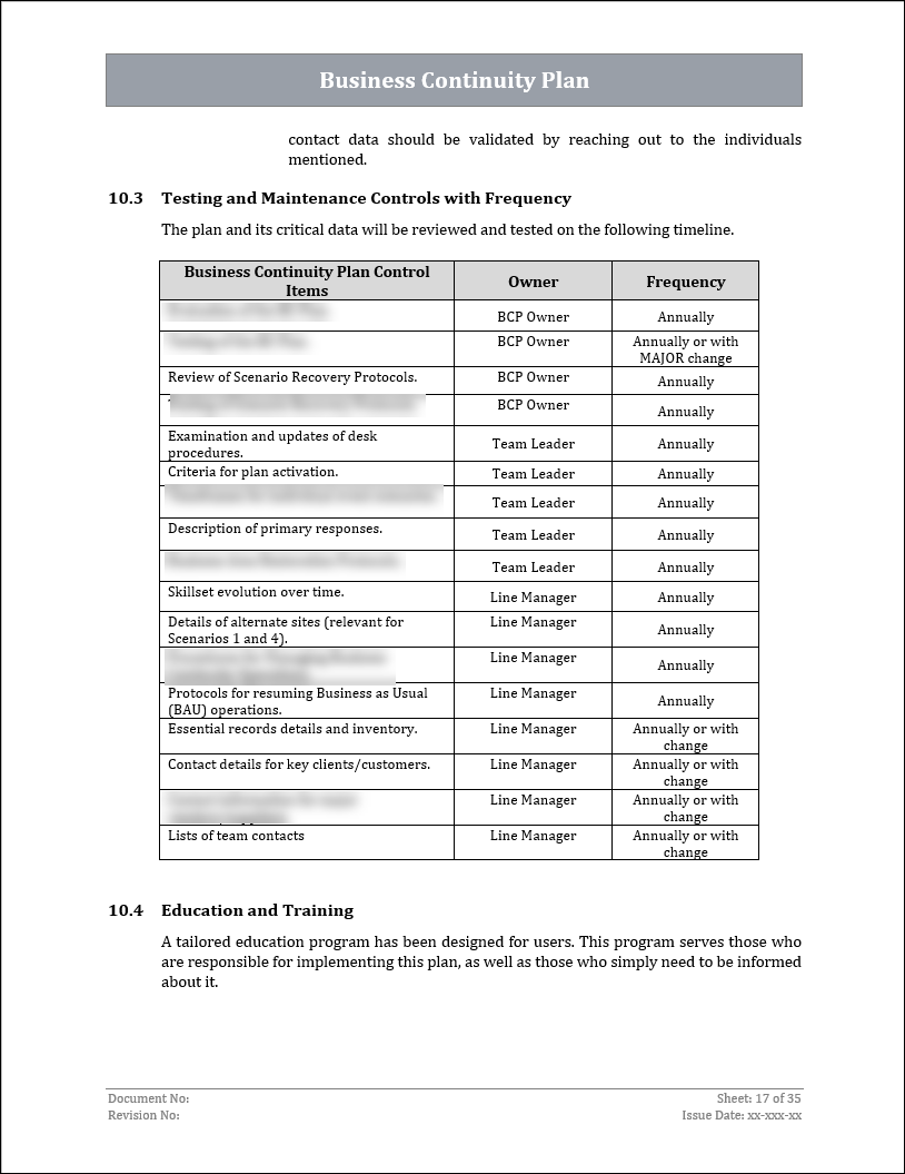 ISO 22301 Documentation Toolkit for Business Continuity