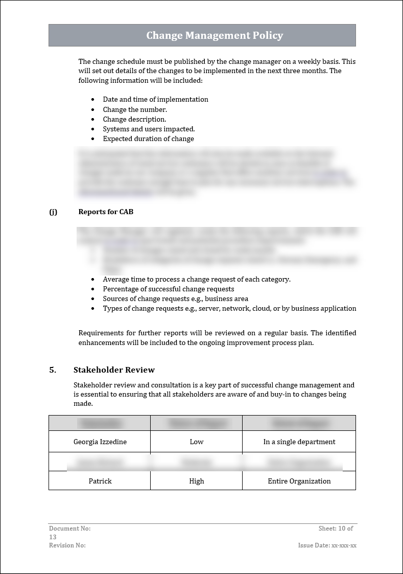 ISO 27001:2022 Change Management Policy Template ISO Templates and ISO 27001:2022 Change Management Policy Template ISO Templates and