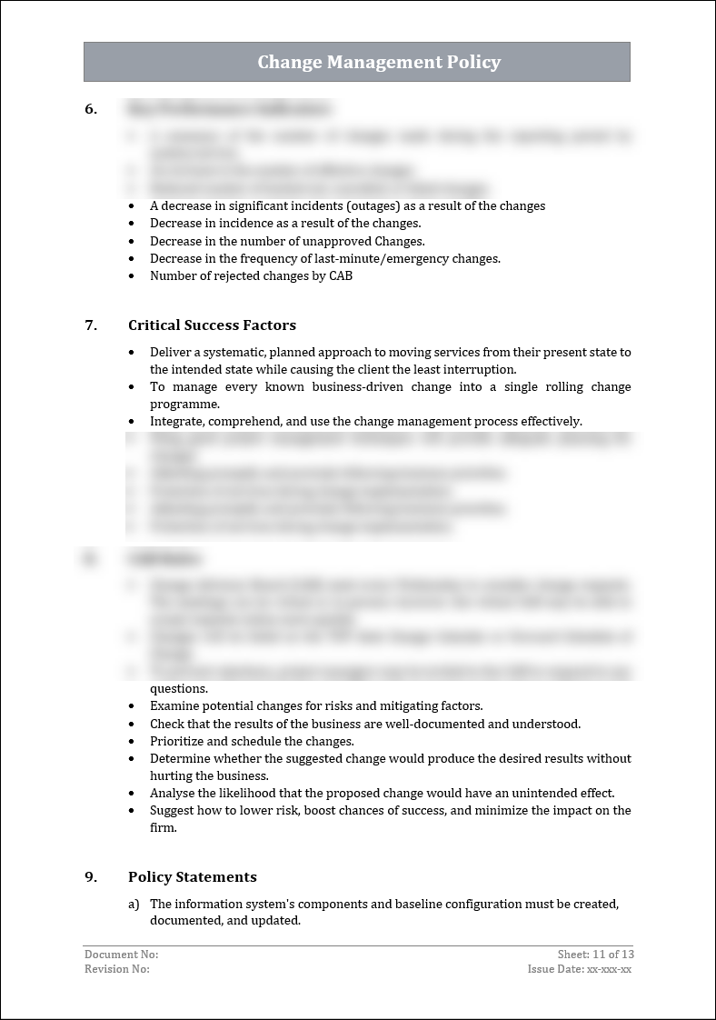 ISO 27001:2022 Change Management Policy Template ISO Templates and ISO 27001:2022 Change Management Policy Template ISO Templates and