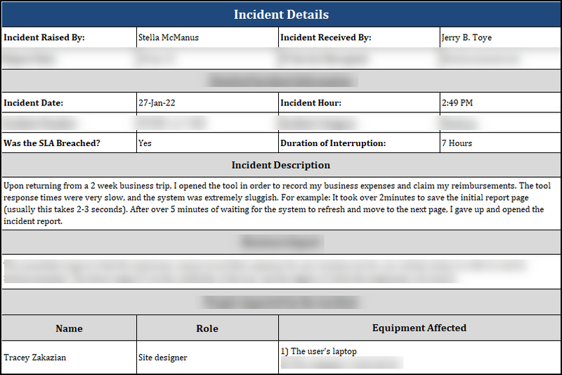 Security Event Reporting ISO 27001 - Incident Report Template – ISO Templates and Documents Download