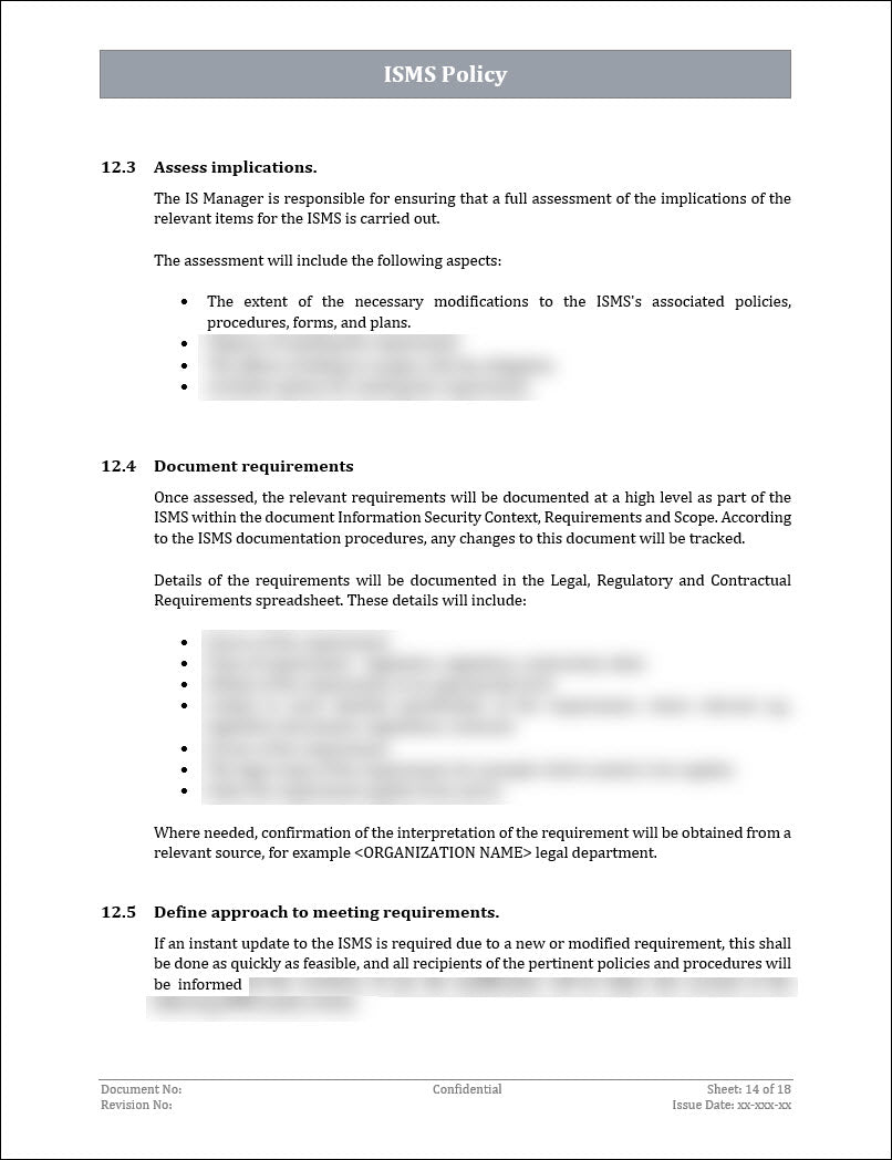 ISO 27001:2022 - ISMS Policy Template