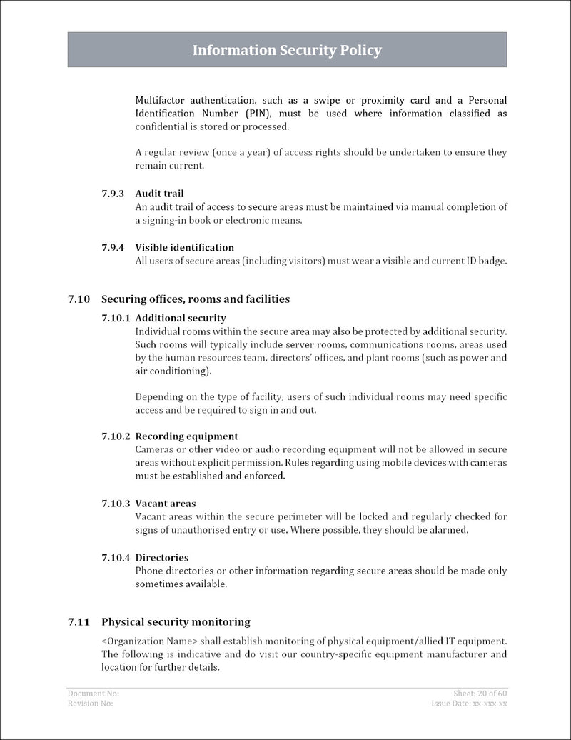 Information Security Policy