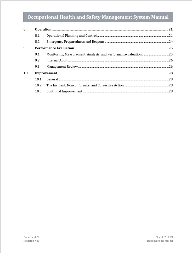 ISO 45001 Implementation Toolkit