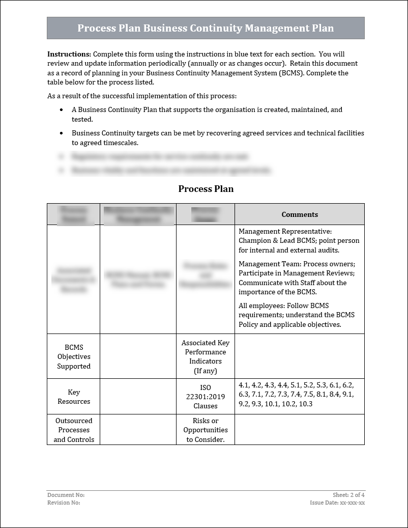 ISO 22301 Documentation Toolkit for Business Continuity