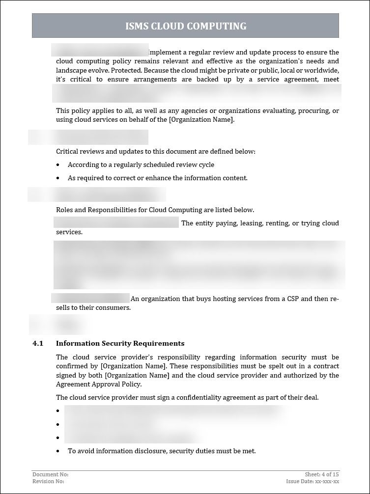 ISO of 27001:2022-Cloud Computing Policy