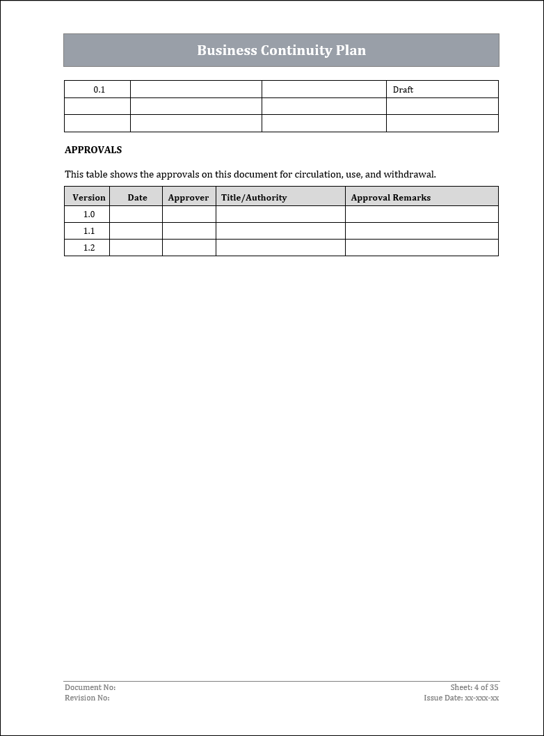 ISO 22301 Documentation Toolkit for Business Continuity