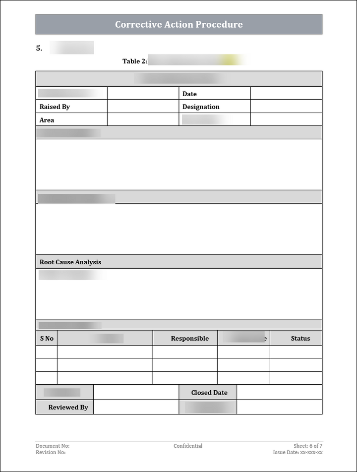 ISO 27001:2022-Corrective Action Procedure 