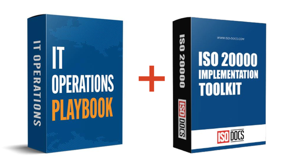 IT Operations Playbook + ISO 20000 Toolkit