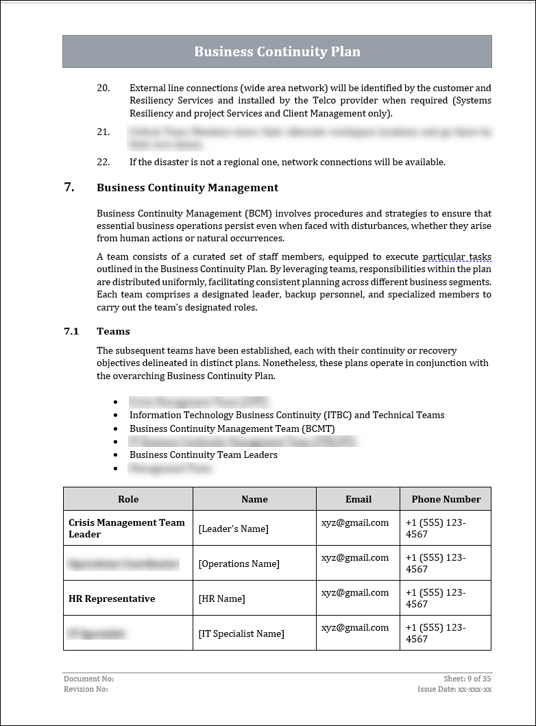 ISO 22301 Documentation Toolkit for Business Continuity