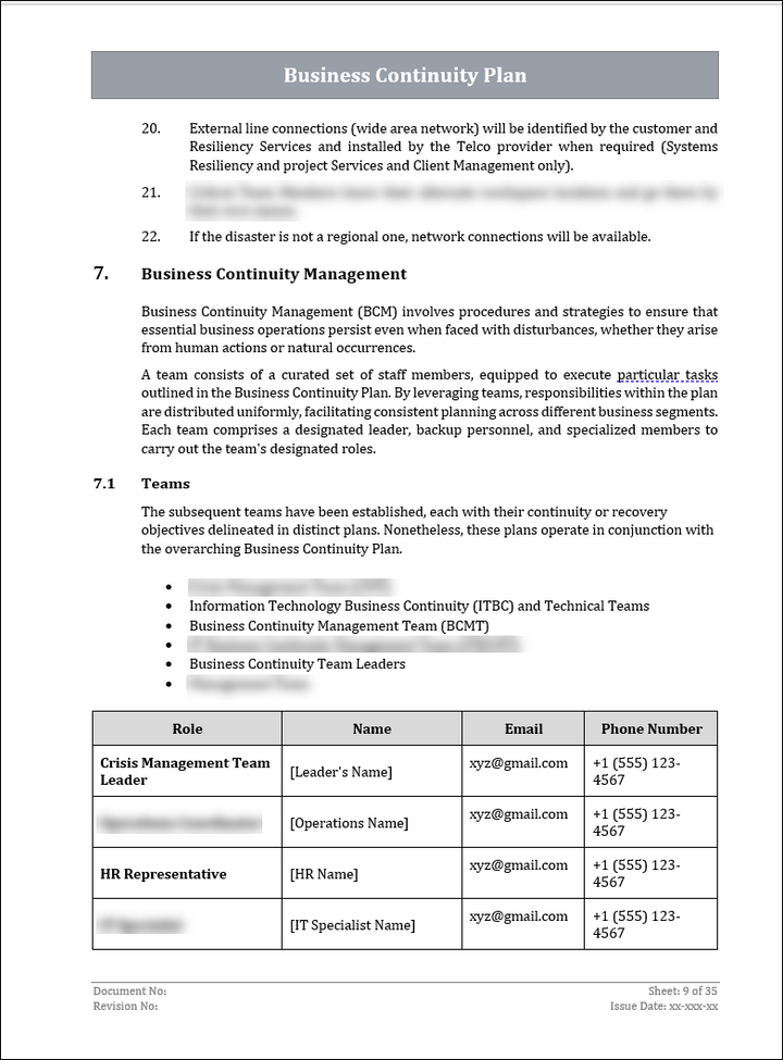 ISO 22301 Documentation Toolkit for Business Continuity